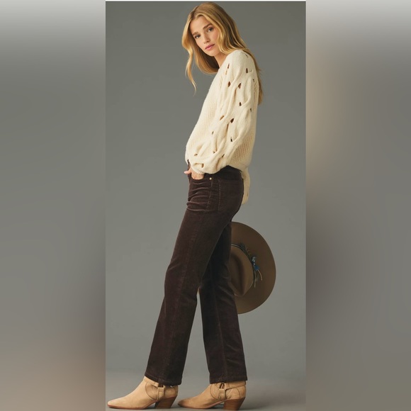 Pilcro The Yaya Midrise Corduroy Crop Flare Jeans- NWT - Picture 4 of 4